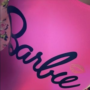 Pink barbie swimsuit bodysuit costume one piece